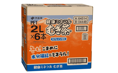 131-71　【定期便3か月】健康ミネラルむぎ茶PET2L×6本