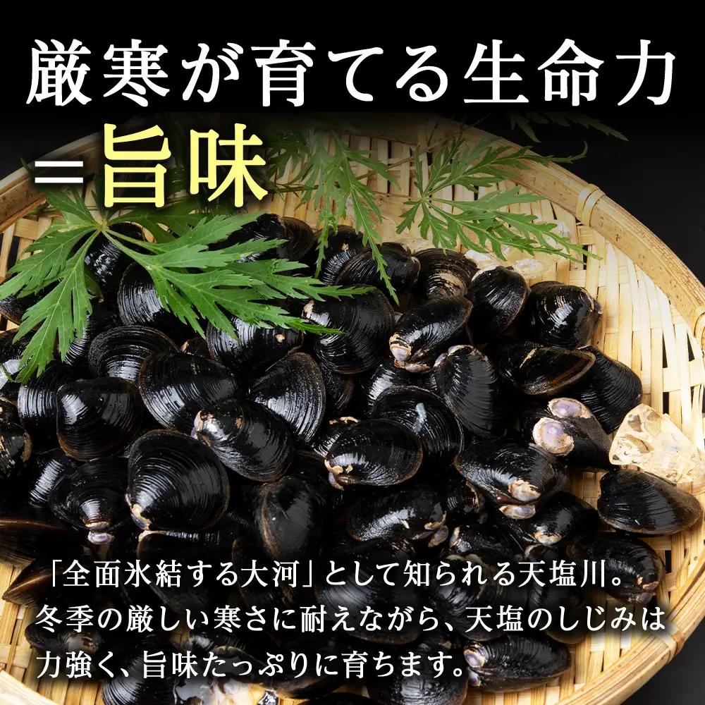 天塩町名産冷凍しじみ［特大サイズ］（700g）2パック入り＜北るもい漁業協同組合 天塩支所＞