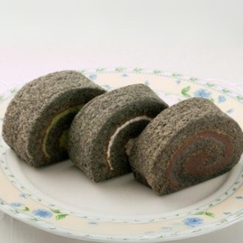 【Amazon特別価格】白神古代米ロールケーキセット 3種（生クリーム・ずんだ・あんこ） 食べ比べ