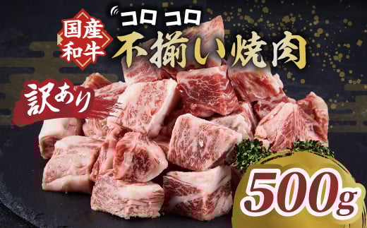 
            国産和牛コロコロ不揃い焼肉
          