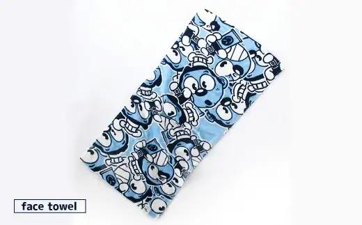 Graffiti Artist COOK 熊取町限定タオルセット タオル セット バスタオル フェイスタオル ハンドタオル 限定 キャラクター 吸水性 染料プリント シャーリング加工 日常使い