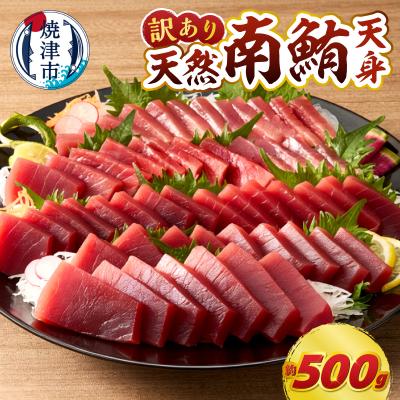 ふるさと納税 焼津市 マグロ 赤身 訳あり 刺身 ミナミマグロ 天身 約500g(a10-1078)