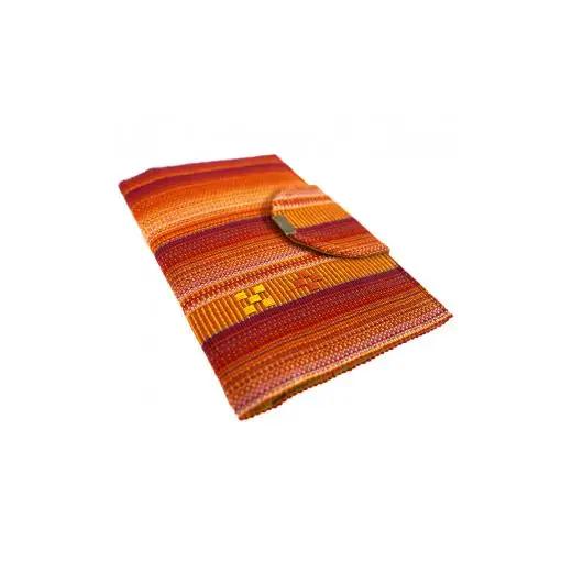 みんさ お薬手帳＆カードケース（夕日）AI-33-2