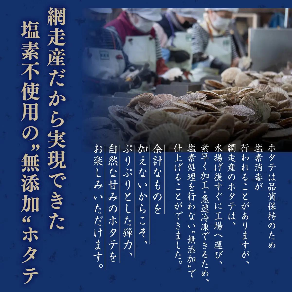 網走前浜産 無添加ホタテ貝柱【 300g (300g×1 】 ABAI043 | ホタテ