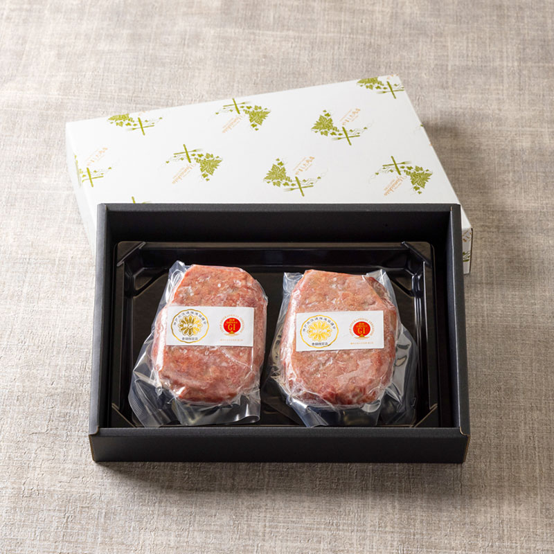 兵庫県産　神戸ビーフ100％ハンバーグ（180g×2個）