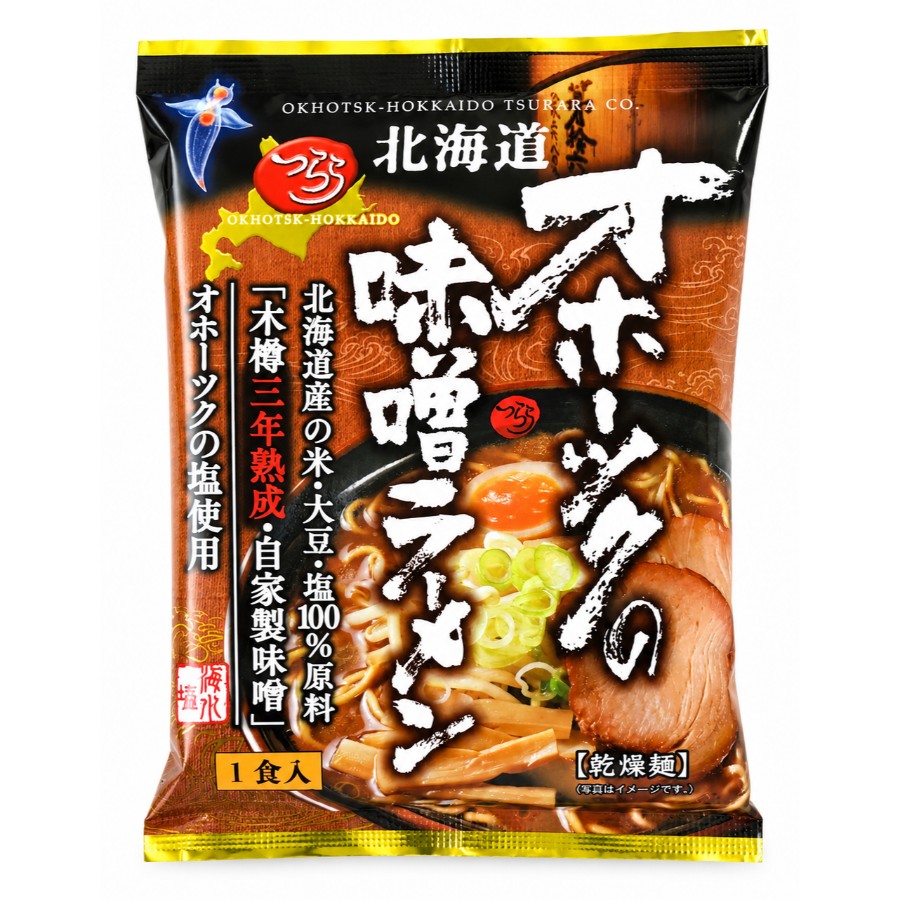 ＜つらら＞オホーツクの味噌ラーメン1食×16袋