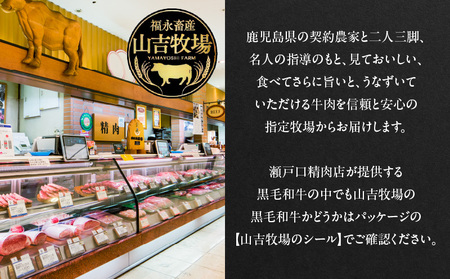 福永畜産 山吉牧場 鹿児島県産黒毛和牛 しゃぶしゃぶ用詰合せ K326-006 肉 牛肉 冷凍
