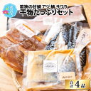 【ふるさと納税】【海の幸】若狹干物たっぷり4種セット｜灰干し 桜干 し一夜干し 串 漬け丼 ギフト 贈り物 贈答 お中元 お歳暮 年始 送料無料 [A-022009]