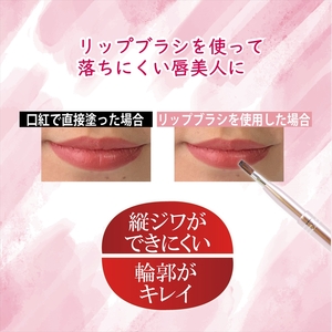 馬毛 リップブラシ(ピンク） お誕生日プレゼントや母の日のギフト 御祝いにも【ラッピング付】【 贈り物 プレゼント 贈答品 記念品 ギフト 美容 大阪府 松原市 】