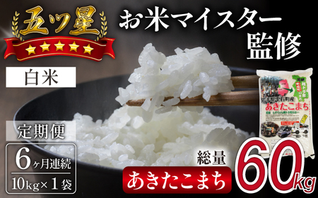 五ツ星お米マイスター 厳選 雫石町産 あきたこまち 精米 10kg 1袋 6ヶ月 定期便 【諏訪商店】 米 こめ コメ 白米 ご飯 ごはん ライス グルメ 食料 五つ星 5つ星 5ツ星 お米 マイスター 10キロ 6カ月 6か月 6カ月 総量 60kg 60キロ 国産 岩手県産 産地直送 プレゼント お取り寄せ 仕送り 人気 おすすめ