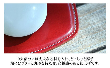 本革スリム マウスパッド マリーヌ(紺色)　滋賀県長浜市/株式会社ブラン・クチュール[AQAY101]