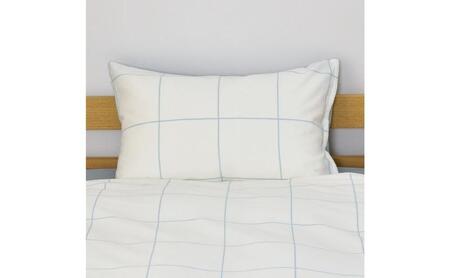 ホームコーディ　まくらカバー（柄） 43cm×63cmまくら用 ブルー1 イオンリテール 寝具