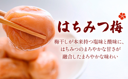 紀州南高梅 梅干し(しそ漬け1袋 はちみつ1袋)ご家庭用 無選別《3-7営業日以内に発送予定(土日祝日除く)》｜梅梅梅