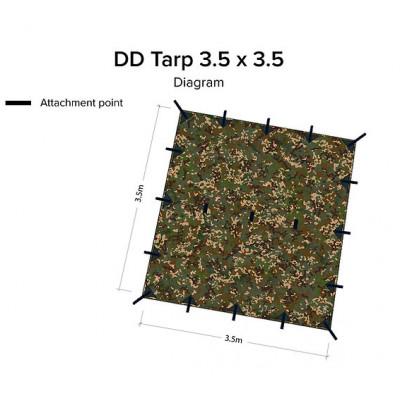 ふるさと納税 城陽市 タープ 3.5×3.5　迷彩　DD Hammocks JAPAN |  | 01