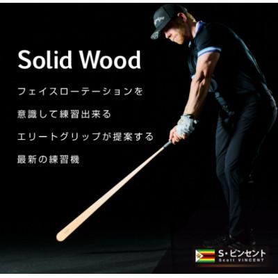 ふるさと納税 東大阪市 ゴルフ練習機　ソリッドウッド3　スイング軌道を意識できる!