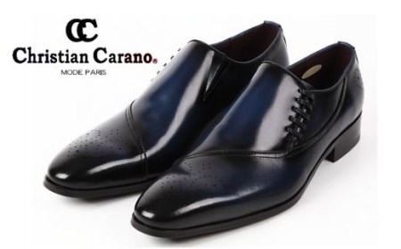 【浅草の靴】クリスチャンカラノ 本革ビジネスシューズ[TK-848](サイズ：26.5cm、カラー：ネイビー)_0045-011-T03-1-5