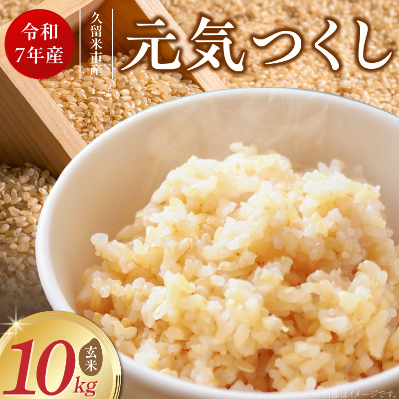 【令和7年産 新米】福岡県産ブランド米元気つくし 玄米 10kg_元気つくし 玄米 内容量 10kg 福岡県産 ブランド米 鮮度抜群 新鮮 福岡生まれ 品種 香り豊か ふっくら 食感 ご飯 おにぎり 弁当 お米 食品 お取り寄せ 九州 久留米産 福岡県 久留米市 送料無料_Gr068