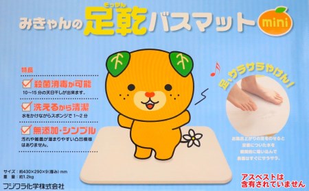  「NEW 足乾（そっかん）バスマット　ミニサイズ」珪藻土 足拭きマット 浴室マット バス用品