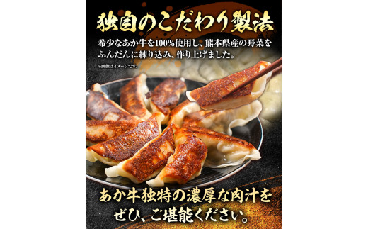 熊本和牛 あか牛 餃子 40個 (20個×2) 三協畜産 《60日以内に出荷予定(土日祝除く)》   ぎょうざ ギョーザ 牛肉 牛 ---so_fskgoz_r7_60d_13500_680g---