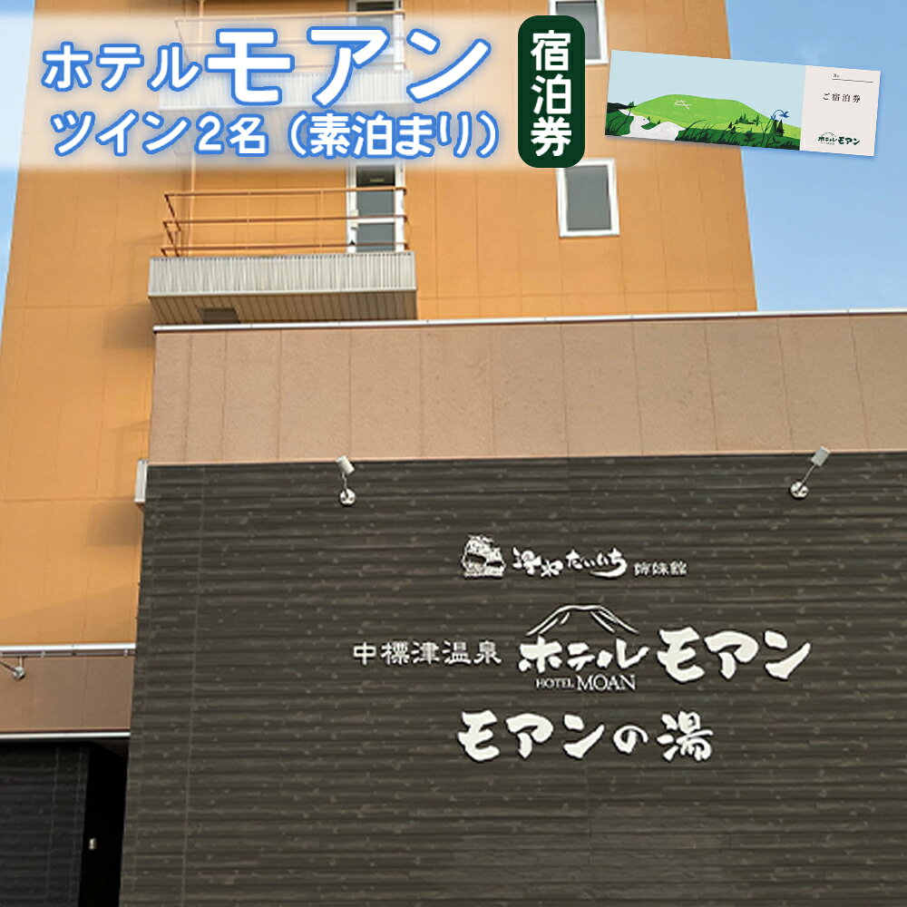 【ふるさと納税】ホテルモアン 宿泊券 ツイン 2人 素泊まり オンライン 申請 ふるさと納税 北海道 中標津 宿泊 旅行 旅 観光 ビジネス チケット 金券 旅行券 温泉 天然温泉 露天風呂 ホテル 食事なし 2名 素泊り 中標津町【68002AA0101】
