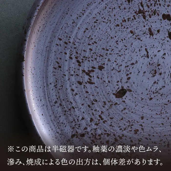 【波佐見焼】en-poire プレート 2枚セット 24cm （ブラック） 食器 皿 【和山】 [WB140] 波佐見焼