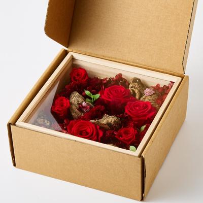 ふるさと納税 日出町 プリザーブドフラワー赤 |  | 03