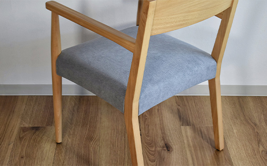 ダイニングチェア肘有 カバーリング仕様 O-036ACC HOKKAIDO WOOD 家具 ダイニング 椅子 いす イス F6S-569