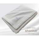 【ふるさと納税】【シングル】shankar 手摘み COTTONのやわらか綿毛布　SHAN-S【1387611】