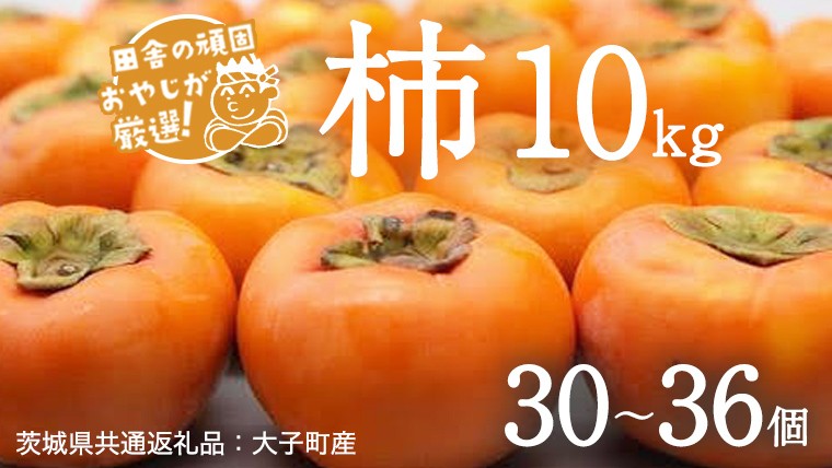 
                  柿 10kg（30〜36個）【2026年10月より発送開始】（茨城県共通返礼品 [柿]：大子町産） 柿 かき カキ 果物 フルーツ 茨城県産
                