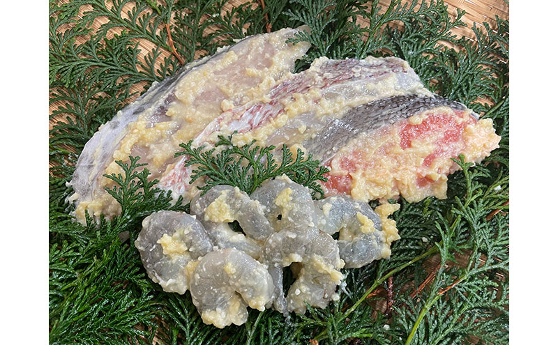 海の幸 味噌漬4種［ 魚介類 魚貝類 酒の肴 おかず ］ 漬魚 味噌漬 味噌漬け サーモン 鮭 タイ 鯛 