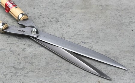 刈込鋏 青紙スーパー 裏スキ 240mm 喜八作 刈込鋏