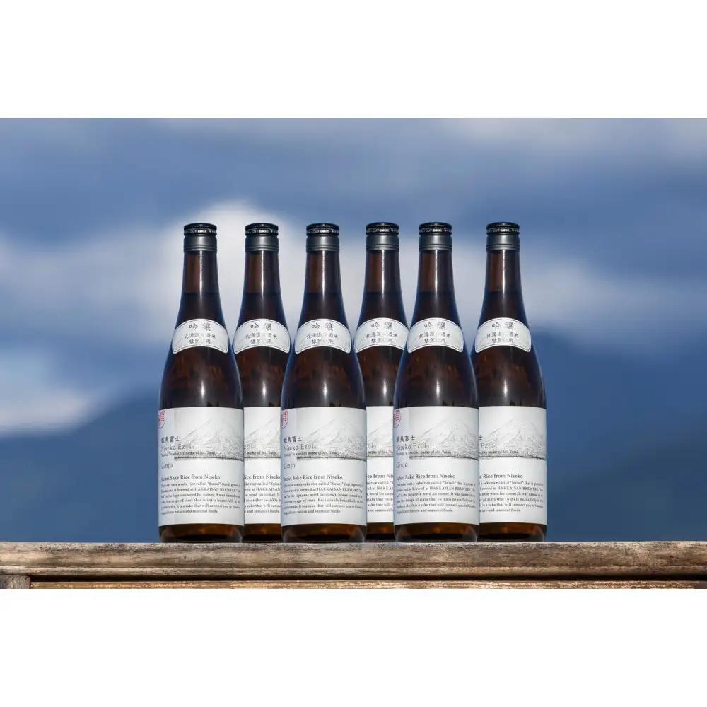 【化粧箱付き】 八海山 吟醸 ニセコ蝦夷富士【四合瓶720ml×6本】