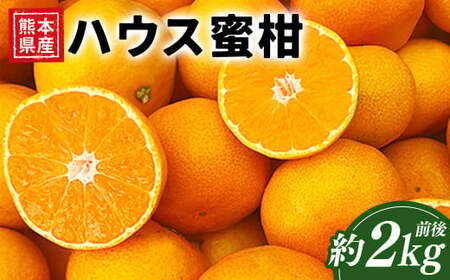 熊本県産ハウス蜜柑 約2キロ前後 果物 フルーツ みかん 蜜柑 ミカン ハウスみかん 約2kg前後 常温 熊本県産  【2025年7月上旬発送開始】