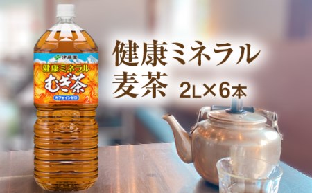 健康ミネラルむぎ茶2L×6本【500007】