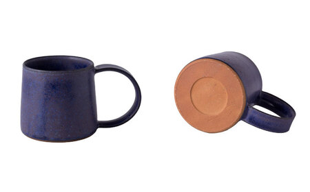 【美濃焼】 恩田陽子 カフェオレマグカップ 380ml パープル 瑞浪市 / JS企画 ティーカップ マグカップ マグ コップ おしゃれ [AZAZ038]