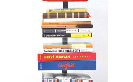 ブックタワー ロータイプ 5段 シルバー  DS142-2 足立製作所 本棚 積読 キャスター付き 本収納 ブックシェルフ マガジンラック オープンラック スチール製 ディスプレイラック 燕三条 新潟