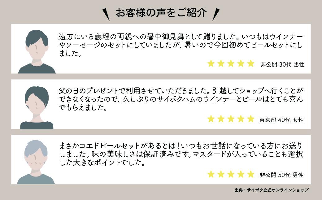 SAIBOKU×COEDO コラボレーションビールセット (スペシャル)【熨斗希望】 | サイボク コエドビール ビール クラフトビール 地ビール ギフト 内祝い 結婚祝い お返し 贈答品 誕生日 お
