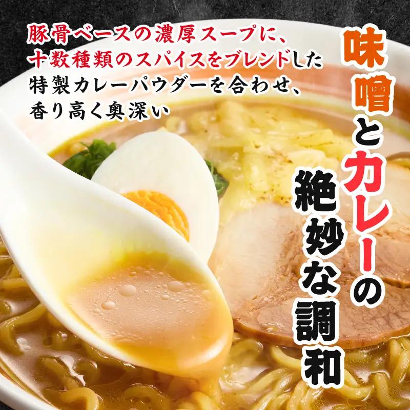元祖とまこまい みそカレーラーメン × 3箱 T064-004-02 ラーメン みそカレー 豚骨