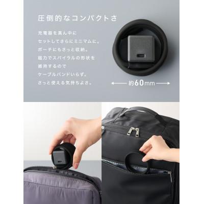 ふるさと納税 守口市 CIO スパイラルシリコンケーブル CtoC 1m  充電ケーブル USB-C(ブラック) |  | 03