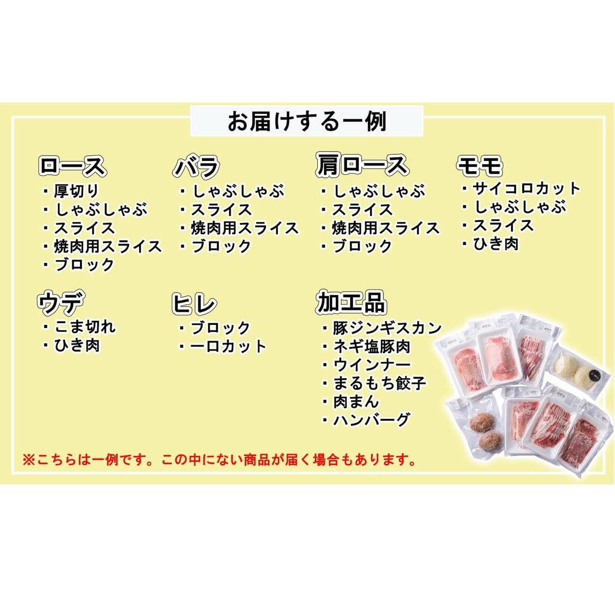北海道産 健酵豚 おまかせ セット 3～4パック 豚肉 精肉 加工品 おためし 詰め合わせ ブランドポーク_イメージ2