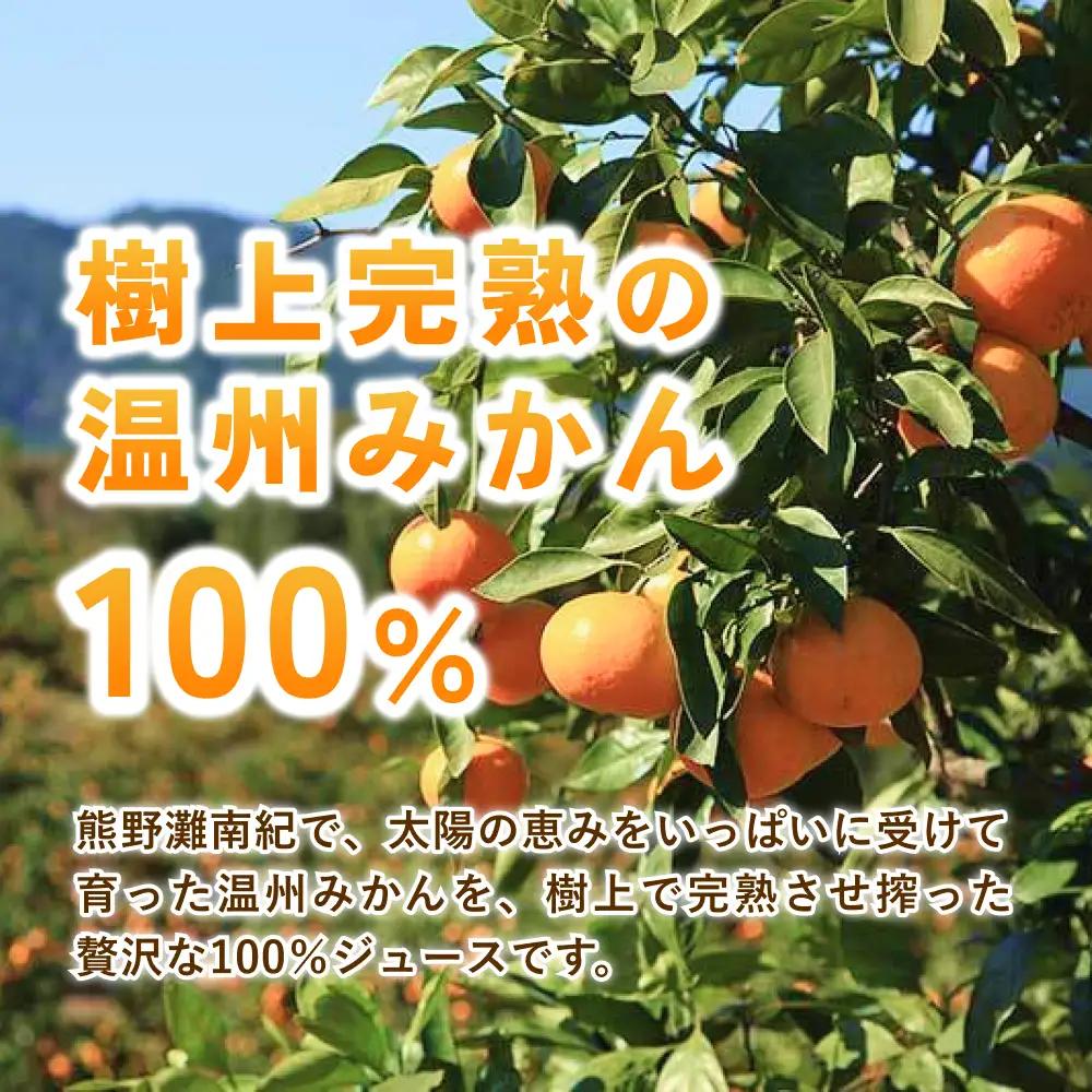 みかんジュース 無添加 果汁100％ みかんジュース 「くまのそだち」1L×6本【knpr0002】