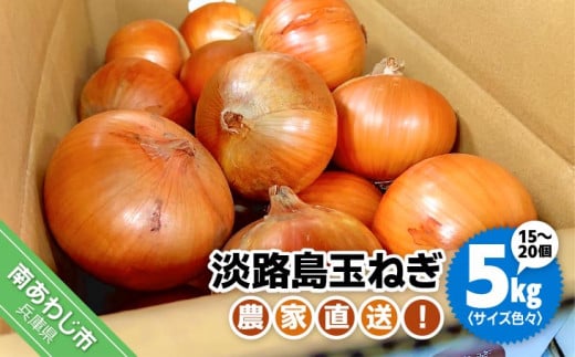農家直送！淡路島玉ねぎ ≪５kg！サイズ色々≫