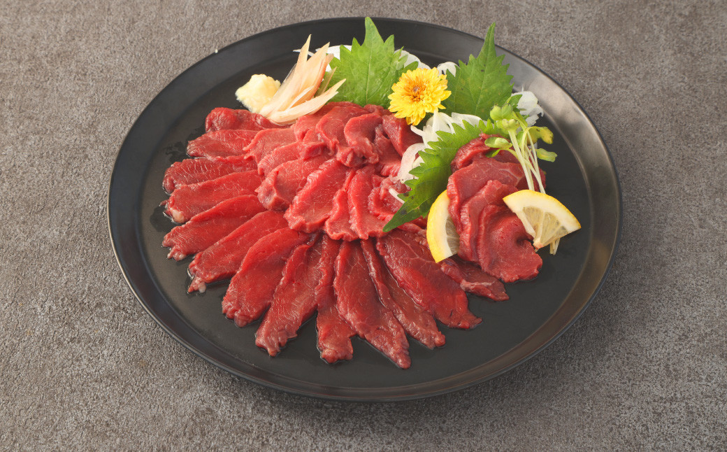 【6ヶ月定期便】 赤身 馬刺し 200g （100g×2） 計1.2kg