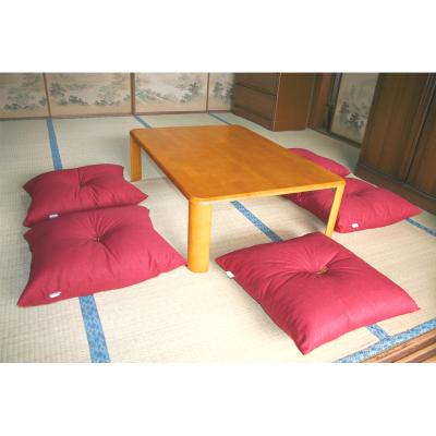 ふるさと納税 蒲郡市 5枚組座布団 和かすり 銘仙判 5枚セット 綿100%和調 クッション赤臙脂 _エンジ【G0272】 |  | 03