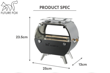 FUTURE FOX オイルストーブ 灯火 ～Tomoshibi～　オリーブ［FF34-01］ // キャンプ BBQ フューチャーフォックス