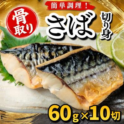 ふるさと納税 羽島市 【骨取り】さば　切り身　60g×10切　学校給食使用