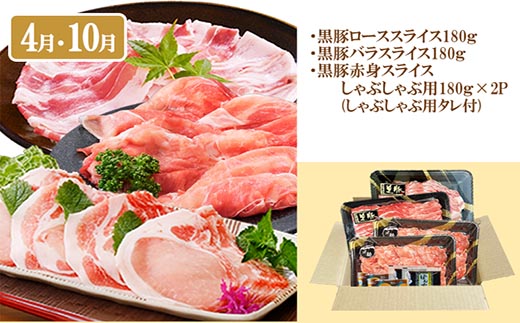 定期便(6回)A5等級黒毛和牛・黒豚・かつお・まぐろ FF-0058【1166770】 _ 定期便 牛肉 肉 お肉 サーロイン ステーキ  焼肉  ハンバーグ 切り落とし 豚肉 しゃぶしゃぶ ロース 