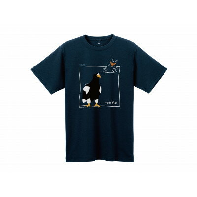 【ふるさと納税】モンベル×小清水町コラボウイックロンTシャツ「オオワシ」　ダークネイビー　XLサイズ【1724211】