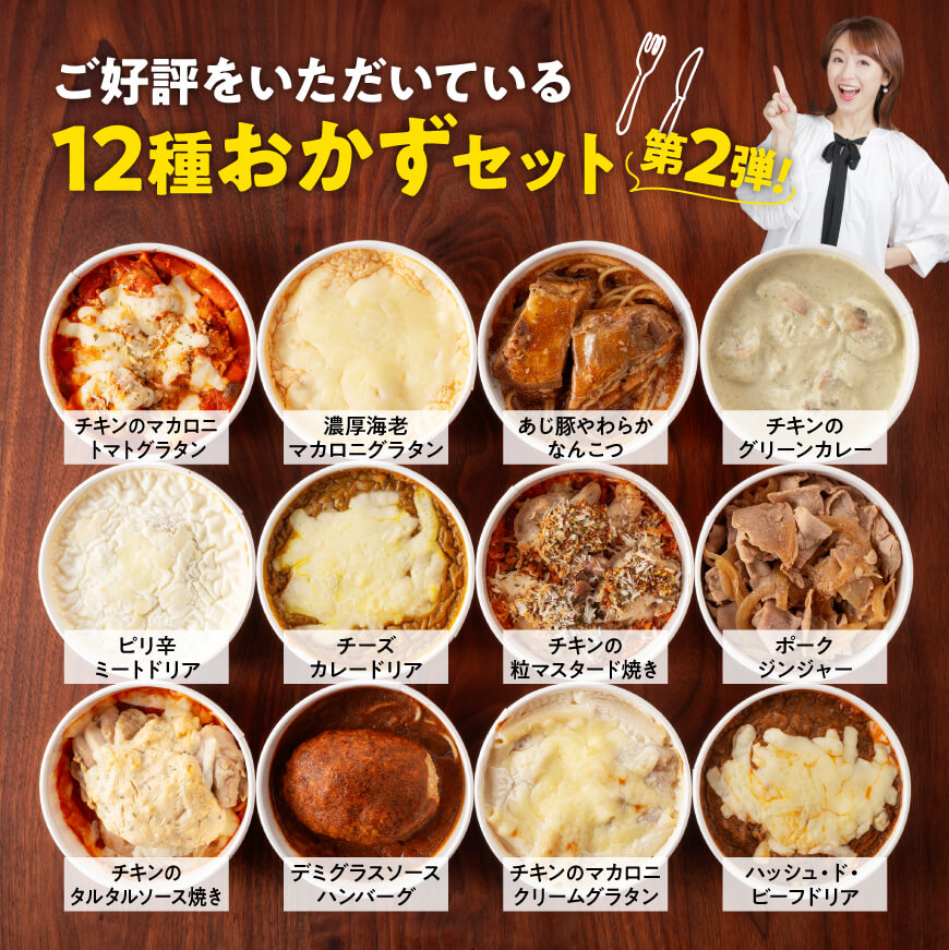 洋食屋さんのおかず２ 12種セット 【 ハンバーグ ドリア グラタン カレー チキン 鶏肉 レンチン おかず 】