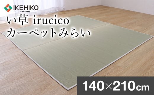 
                  い草irucicoカーペットみらい140×210ｃｍ　AA337
                